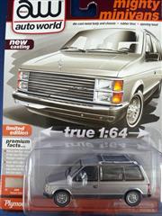 AUTO WORLD 1985 PLYMOUTH VOYAGER MIGHTY MINIVANS